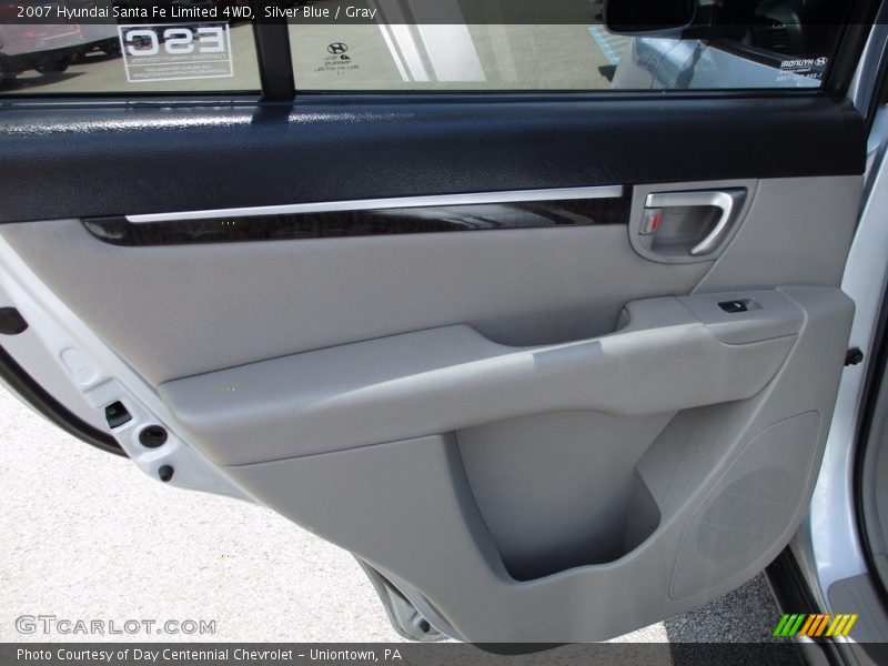 Silver Blue / Gray 2007 Hyundai Santa Fe Limited 4WD