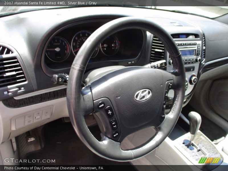 Silver Blue / Gray 2007 Hyundai Santa Fe Limited 4WD