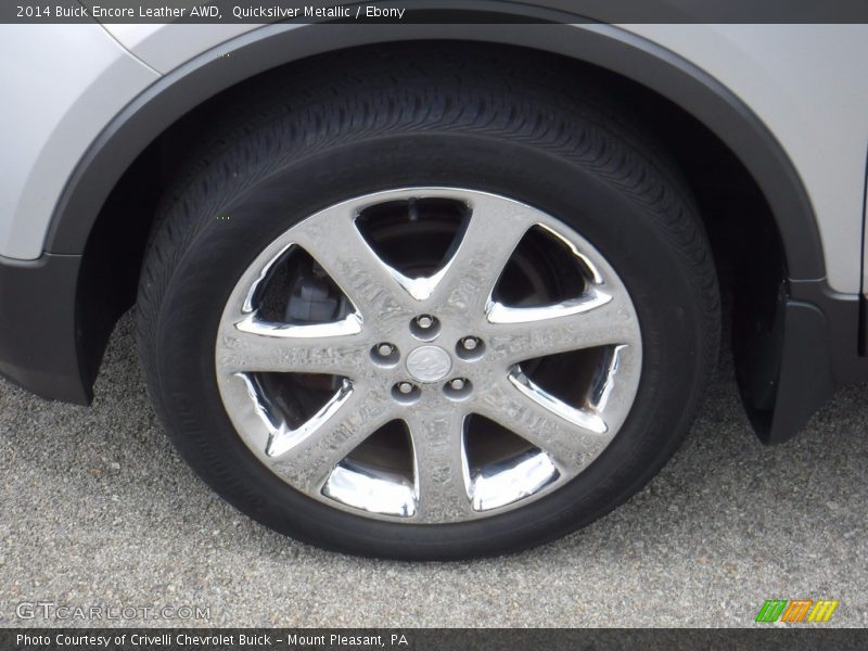 Quicksilver Metallic / Ebony 2014 Buick Encore Leather AWD