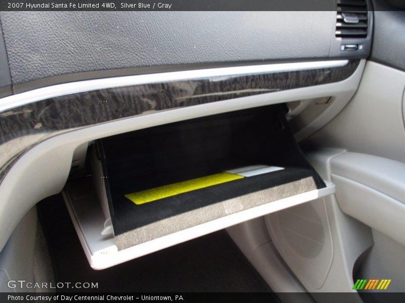 Silver Blue / Gray 2007 Hyundai Santa Fe Limited 4WD