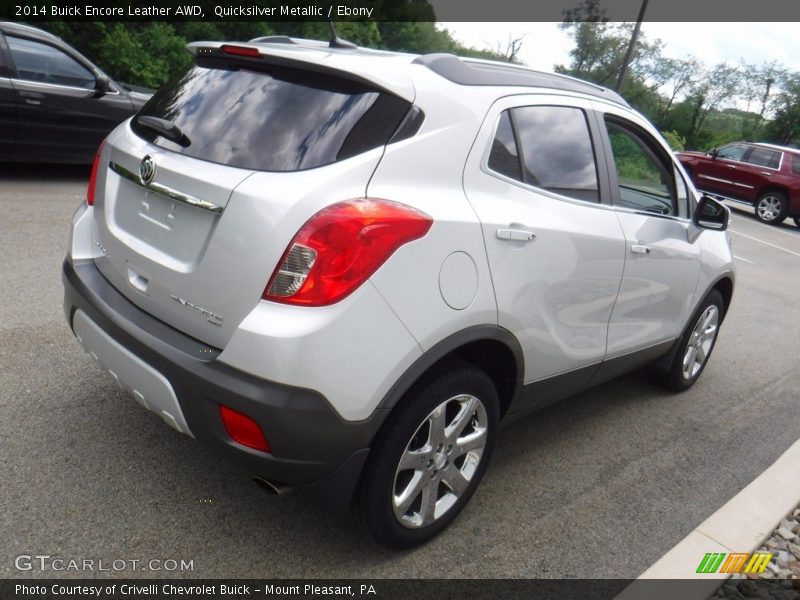 Quicksilver Metallic / Ebony 2014 Buick Encore Leather AWD