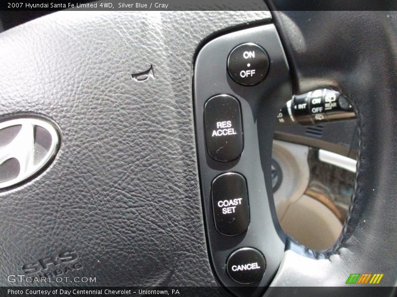 Silver Blue / Gray 2007 Hyundai Santa Fe Limited 4WD