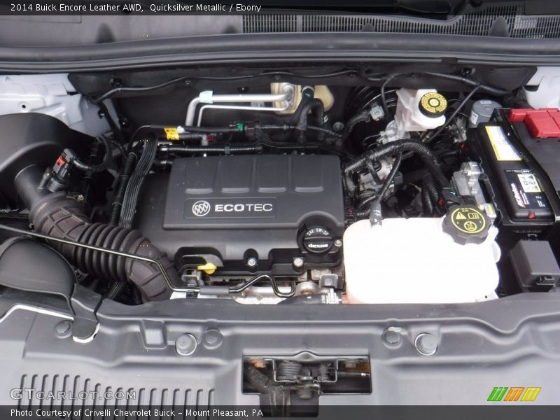 Quicksilver Metallic / Ebony 2014 Buick Encore Leather AWD