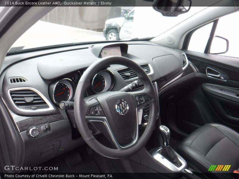 Quicksilver Metallic / Ebony 2014 Buick Encore Leather AWD