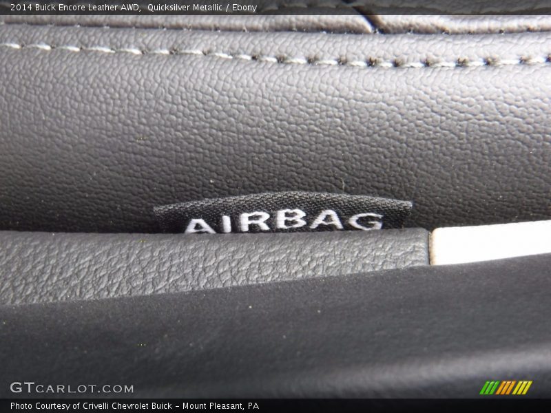 Quicksilver Metallic / Ebony 2014 Buick Encore Leather AWD