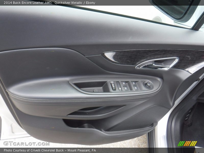 Quicksilver Metallic / Ebony 2014 Buick Encore Leather AWD