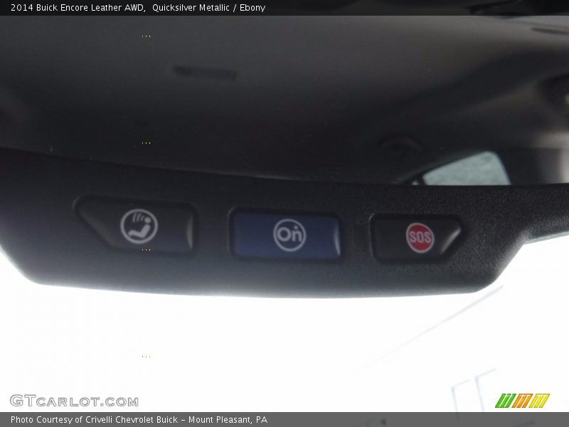 Quicksilver Metallic / Ebony 2014 Buick Encore Leather AWD