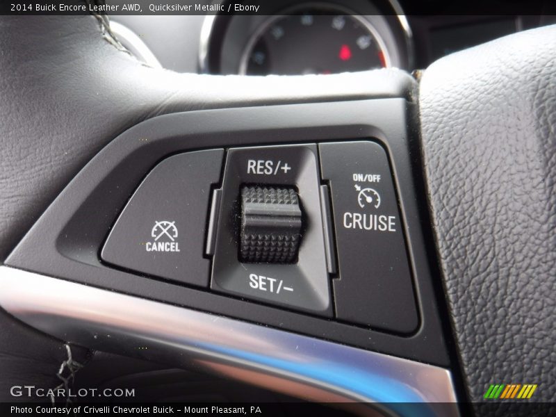 Quicksilver Metallic / Ebony 2014 Buick Encore Leather AWD