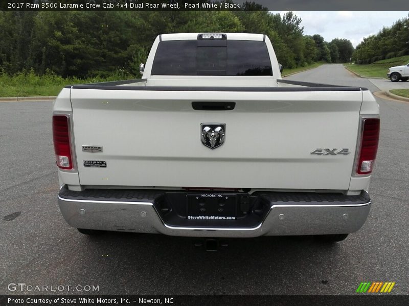 Pearl White / Black 2017 Ram 3500 Laramie Crew Cab 4x4 Dual Rear Wheel
