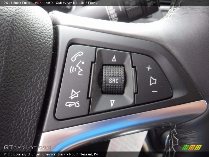 Quicksilver Metallic / Ebony 2014 Buick Encore Leather AWD