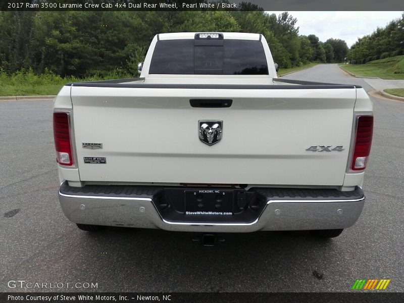 Pearl White / Black 2017 Ram 3500 Laramie Crew Cab 4x4 Dual Rear Wheel