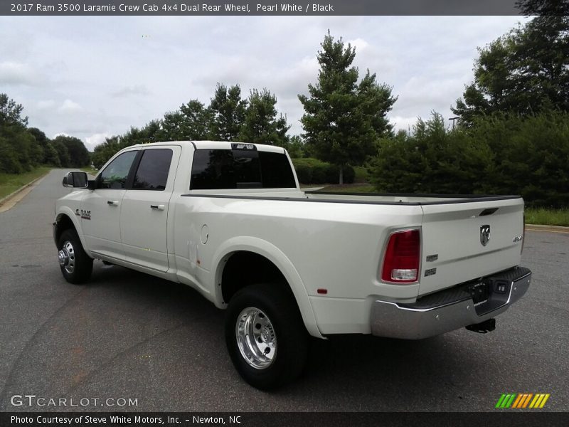 Pearl White / Black 2017 Ram 3500 Laramie Crew Cab 4x4 Dual Rear Wheel