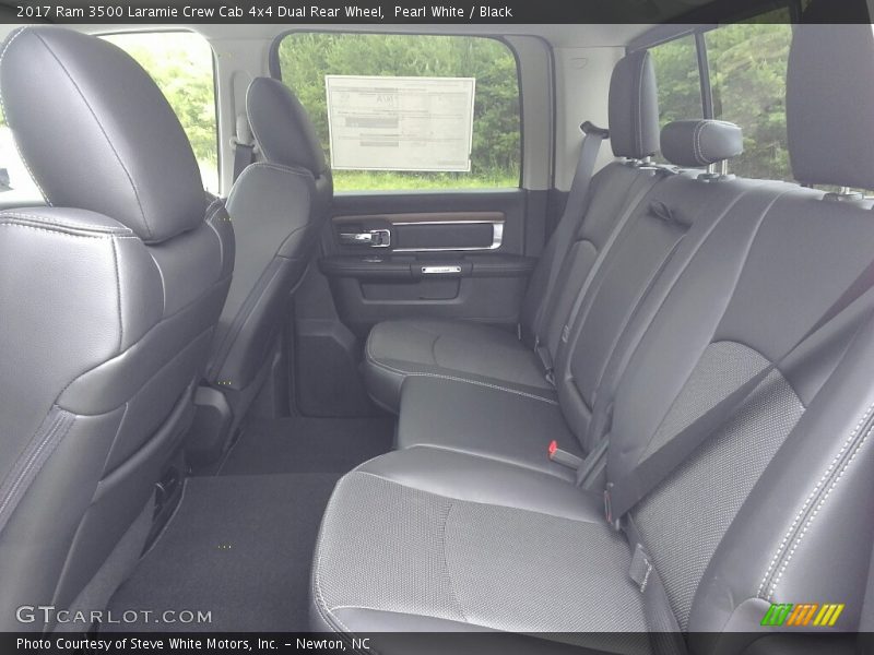 Pearl White / Black 2017 Ram 3500 Laramie Crew Cab 4x4 Dual Rear Wheel