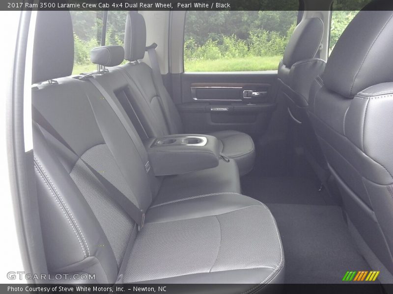 Pearl White / Black 2017 Ram 3500 Laramie Crew Cab 4x4 Dual Rear Wheel