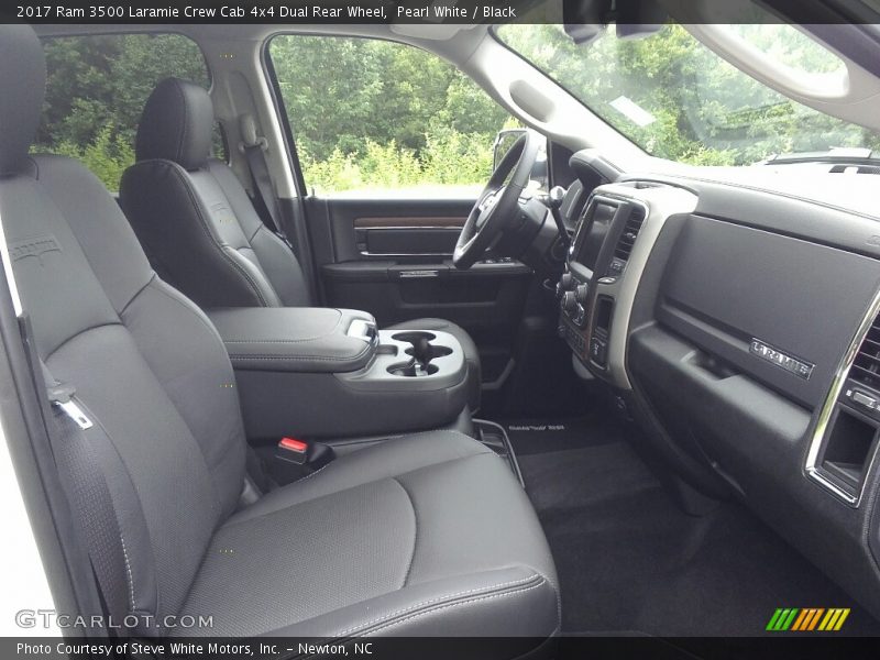 Pearl White / Black 2017 Ram 3500 Laramie Crew Cab 4x4 Dual Rear Wheel