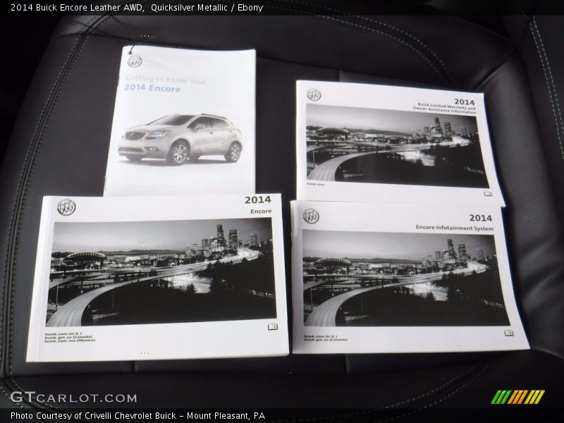 Quicksilver Metallic / Ebony 2014 Buick Encore Leather AWD
