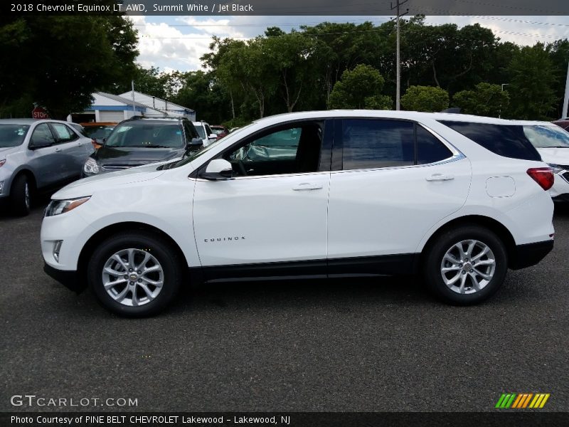 Summit White / Jet Black 2018 Chevrolet Equinox LT AWD