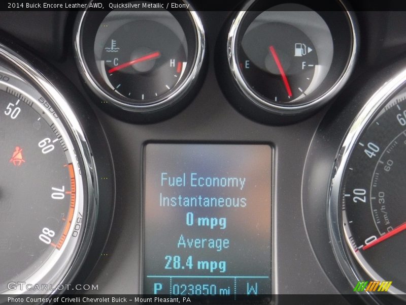 Quicksilver Metallic / Ebony 2014 Buick Encore Leather AWD