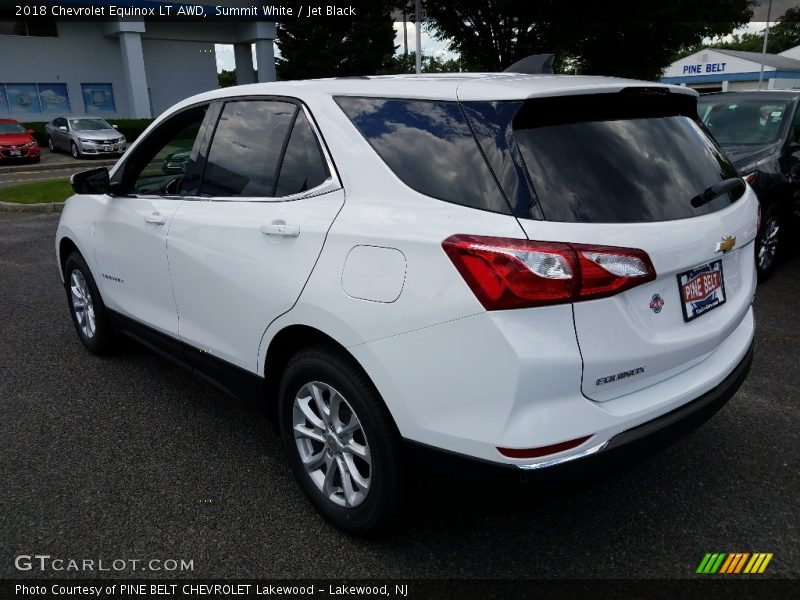 Summit White / Jet Black 2018 Chevrolet Equinox LT AWD