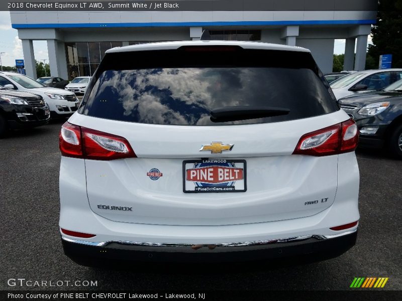 Summit White / Jet Black 2018 Chevrolet Equinox LT AWD