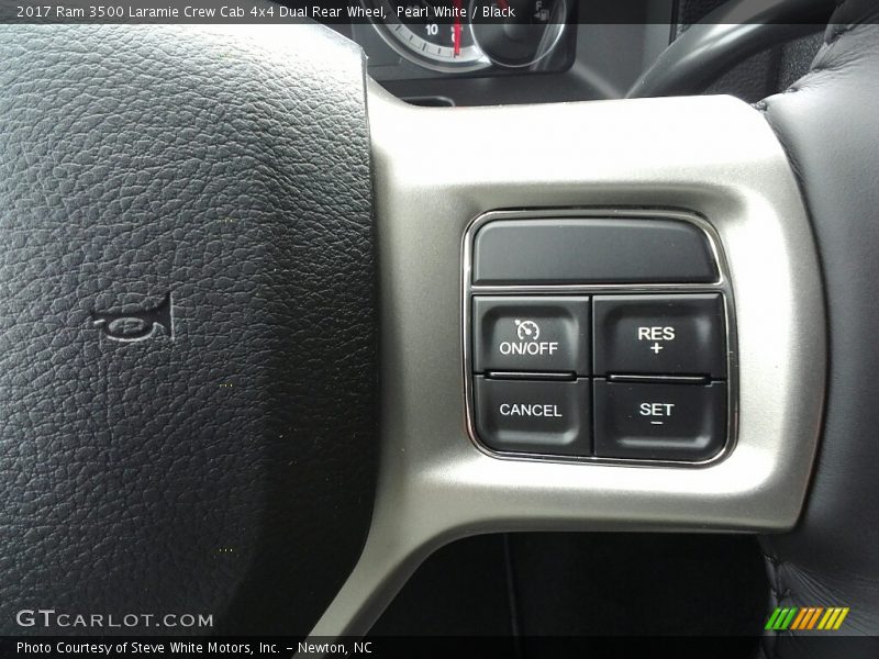 Pearl White / Black 2017 Ram 3500 Laramie Crew Cab 4x4 Dual Rear Wheel