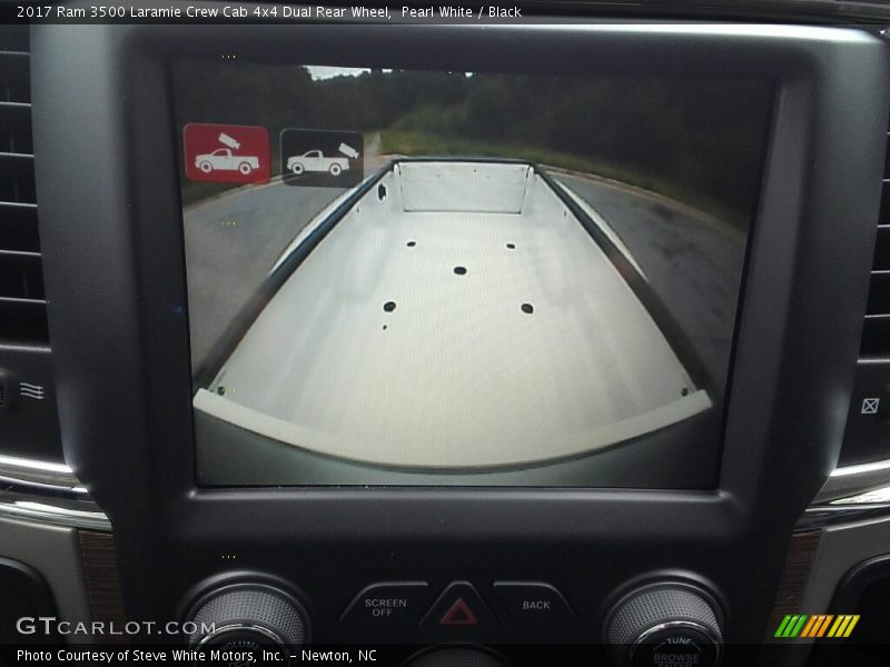 Pearl White / Black 2017 Ram 3500 Laramie Crew Cab 4x4 Dual Rear Wheel