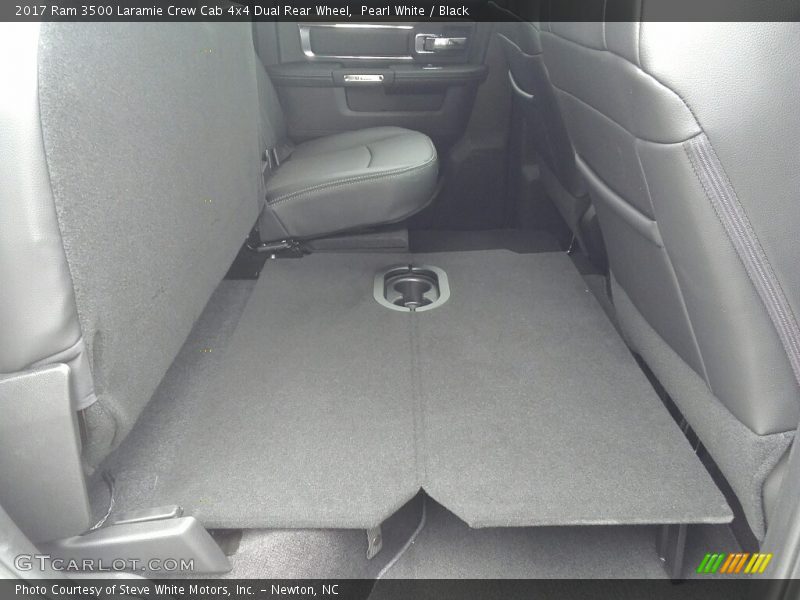 Pearl White / Black 2017 Ram 3500 Laramie Crew Cab 4x4 Dual Rear Wheel