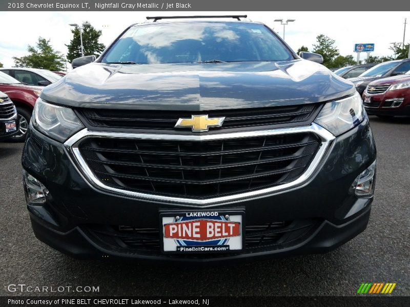 Nightfall Gray Metallic / Jet Black 2018 Chevrolet Equinox LT