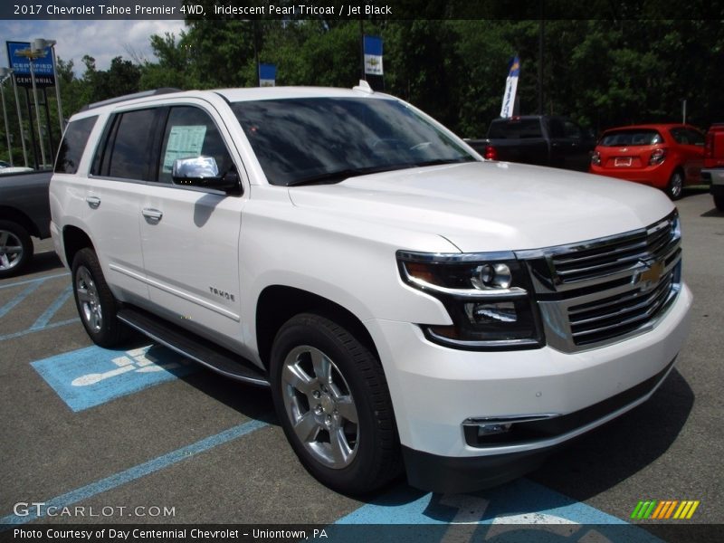 Iridescent Pearl Tricoat / Jet Black 2017 Chevrolet Tahoe Premier 4WD