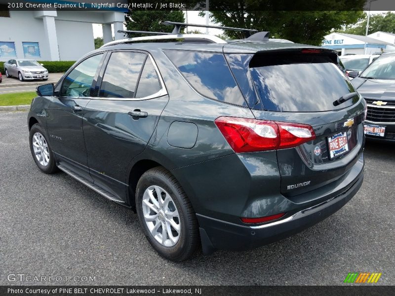 Nightfall Gray Metallic / Jet Black 2018 Chevrolet Equinox LT