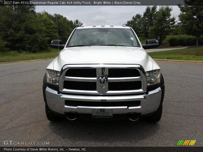 Bright White / Black/Diesel Gray 2017 Ram 4500 Tradesman Regular Cab 4x4 Utility Truck