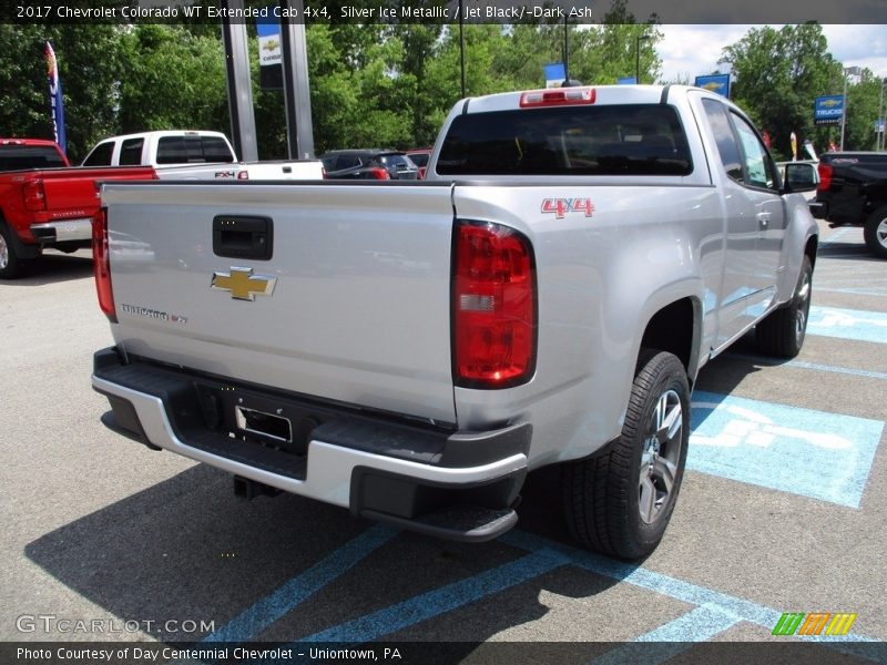 Silver Ice Metallic / Jet Black/­Dark Ash 2017 Chevrolet Colorado WT Extended Cab 4x4
