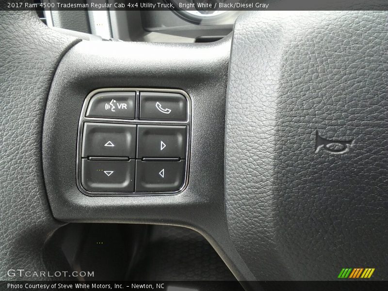 Bright White / Black/Diesel Gray 2017 Ram 4500 Tradesman Regular Cab 4x4 Utility Truck