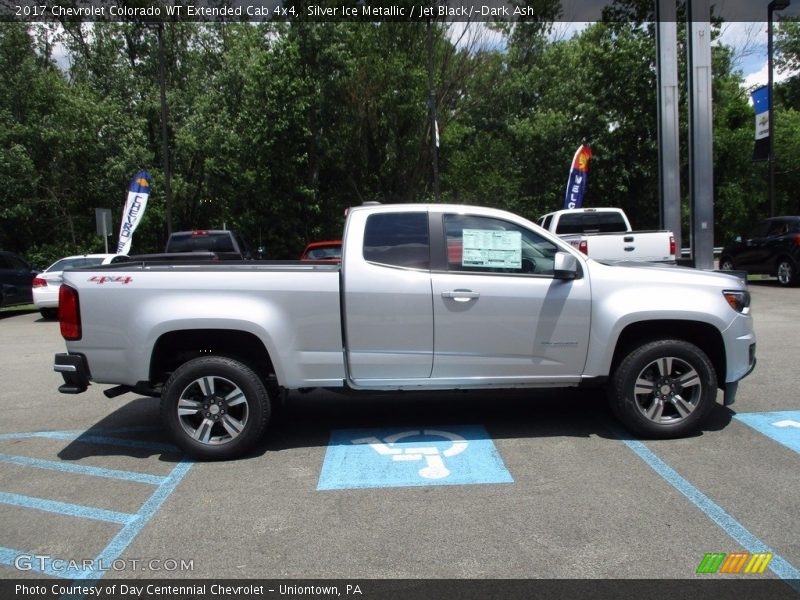 Silver Ice Metallic / Jet Black/­Dark Ash 2017 Chevrolet Colorado WT Extended Cab 4x4