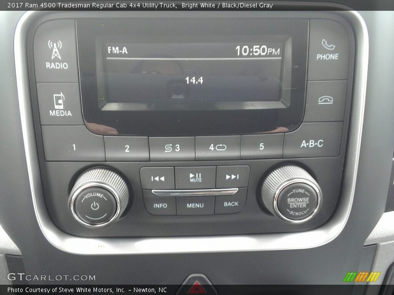 Bright White / Black/Diesel Gray 2017 Ram 4500 Tradesman Regular Cab 4x4 Utility Truck