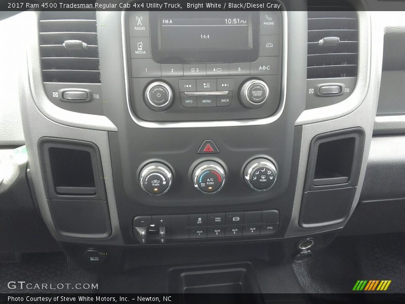 Bright White / Black/Diesel Gray 2017 Ram 4500 Tradesman Regular Cab 4x4 Utility Truck