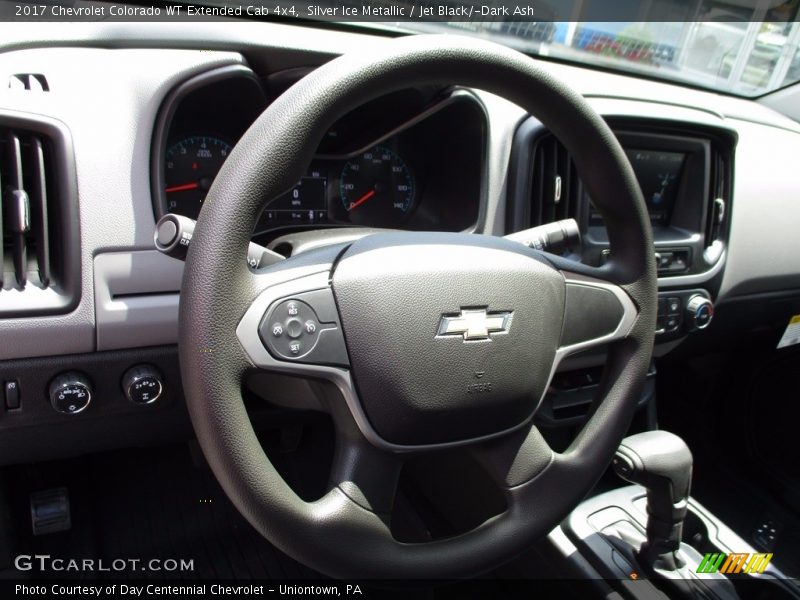 Silver Ice Metallic / Jet Black/­Dark Ash 2017 Chevrolet Colorado WT Extended Cab 4x4