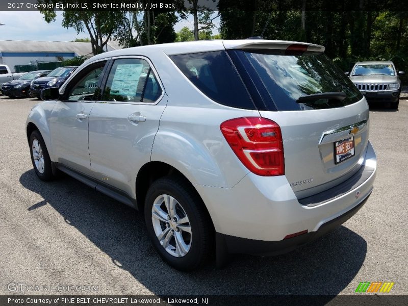 Silver Ice Metallic / Jet Black 2017 Chevrolet Equinox LS