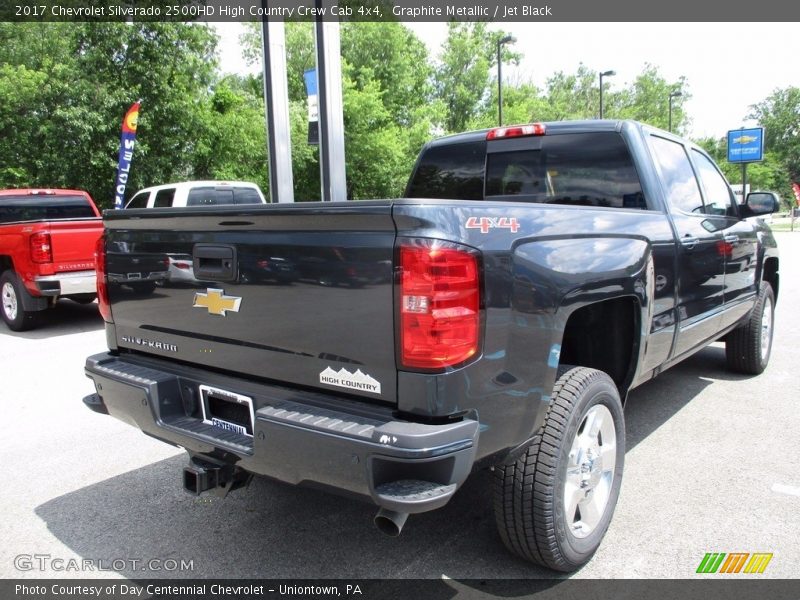Graphite Metallic / Jet Black 2017 Chevrolet Silverado 2500HD High Country Crew Cab 4x4