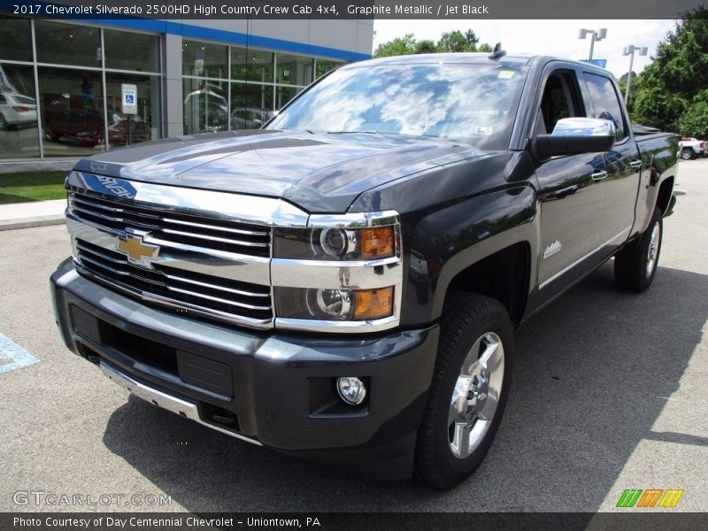 Graphite Metallic / Jet Black 2017 Chevrolet Silverado 2500HD High Country Crew Cab 4x4