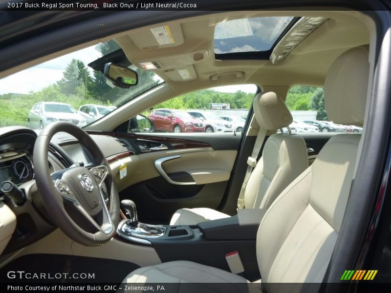 Black Onyx / Light Neutral/Cocoa 2017 Buick Regal Sport Touring