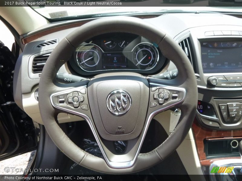 Black Onyx / Light Neutral/Cocoa 2017 Buick Regal Sport Touring