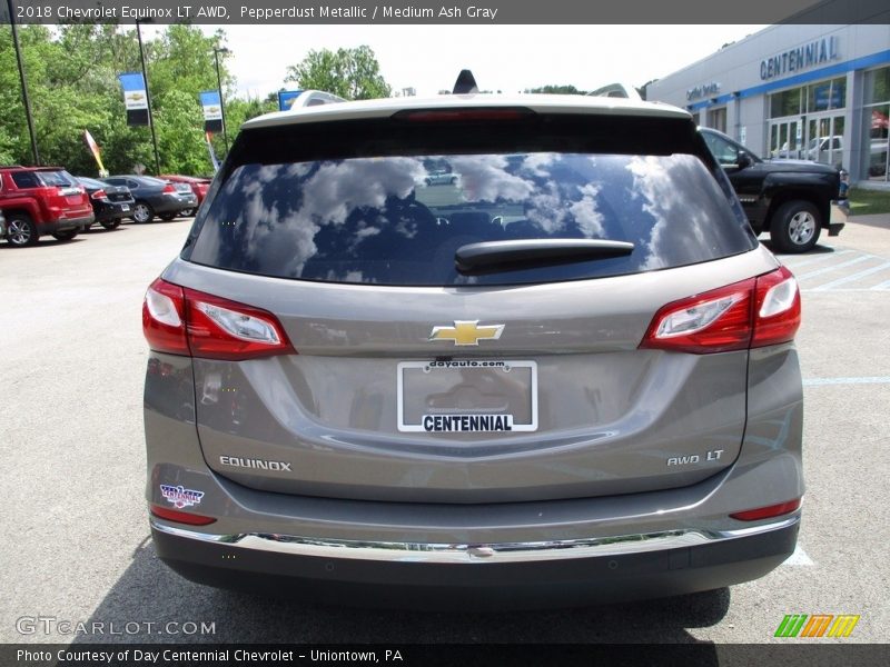 Pepperdust Metallic / Medium Ash Gray 2018 Chevrolet Equinox LT AWD