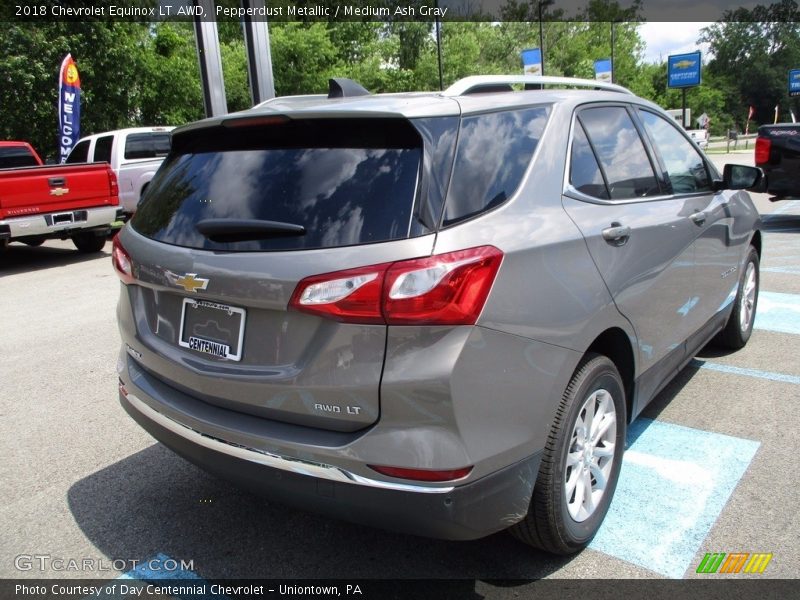 Pepperdust Metallic / Medium Ash Gray 2018 Chevrolet Equinox LT AWD