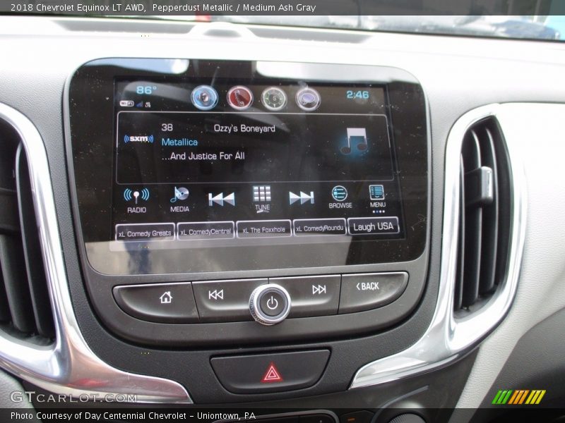 Pepperdust Metallic / Medium Ash Gray 2018 Chevrolet Equinox LT AWD