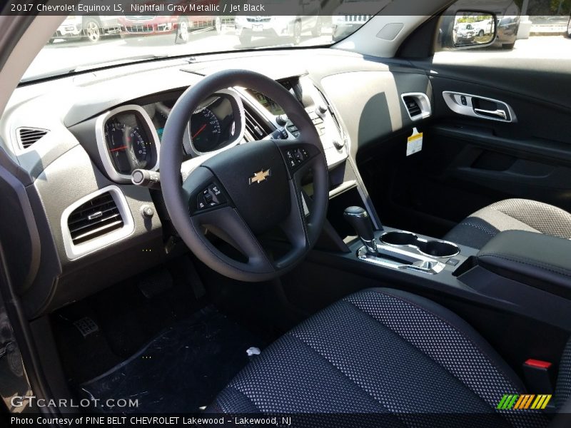 Nightfall Gray Metallic / Jet Black 2017 Chevrolet Equinox LS