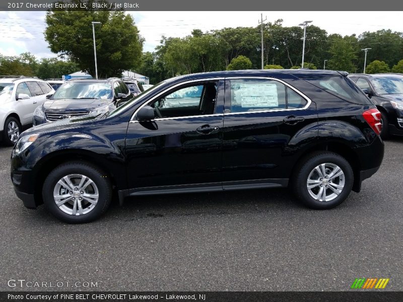 Black / Jet Black 2017 Chevrolet Equinox LS