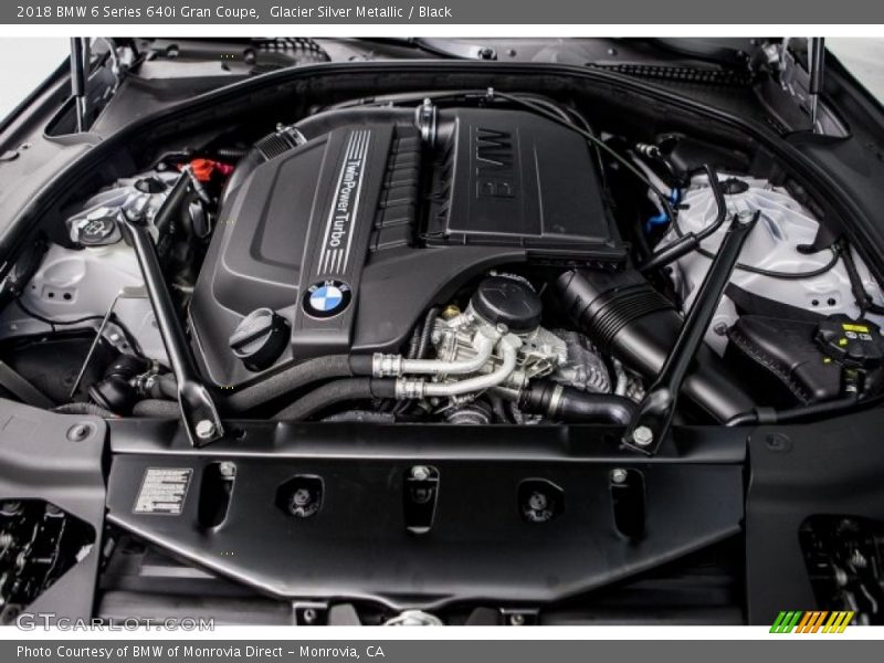  2018 6 Series 640i Gran Coupe Engine - 3.0 Liter TwinPower Turbocharged DOHC 24-Valve VVT Inline 6 Cylinder