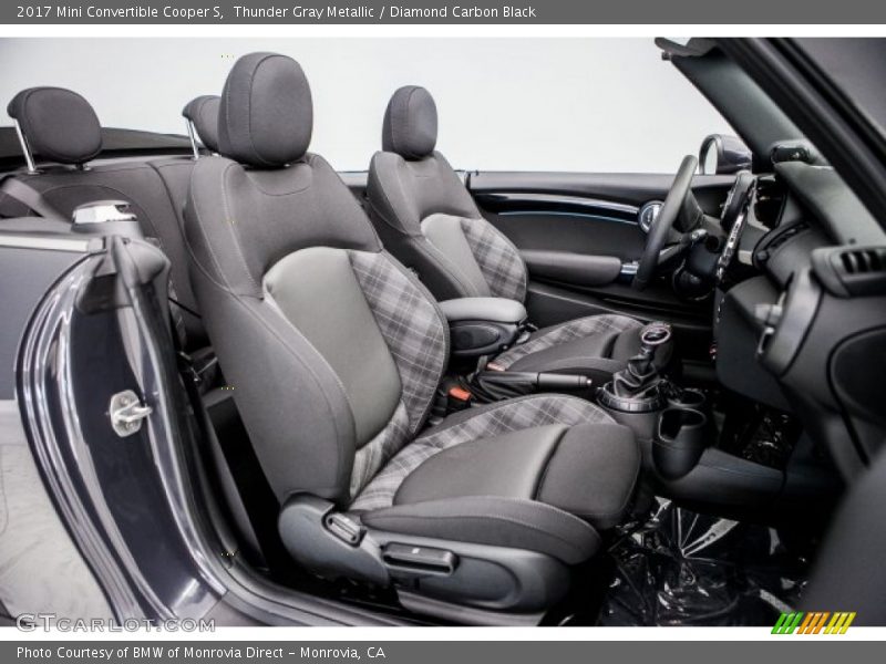  2017 Convertible Cooper S Diamond Carbon Black Interior