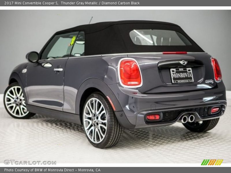Thunder Gray Metallic / Diamond Carbon Black 2017 Mini Convertible Cooper S